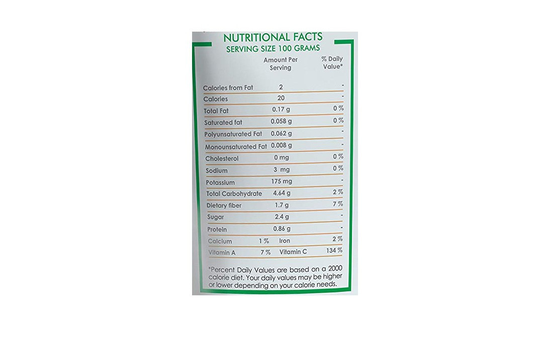 Holy Natural Green Chilli Powder Pack 100 grams - Reviews | Nutrition